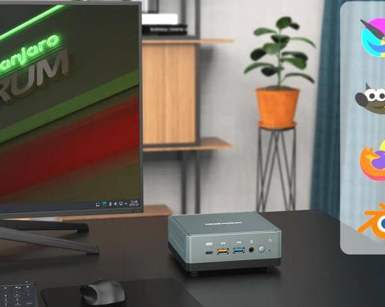 Обновленный миникомпьютер UM350 производителя MinisForum с Manjaro Linux